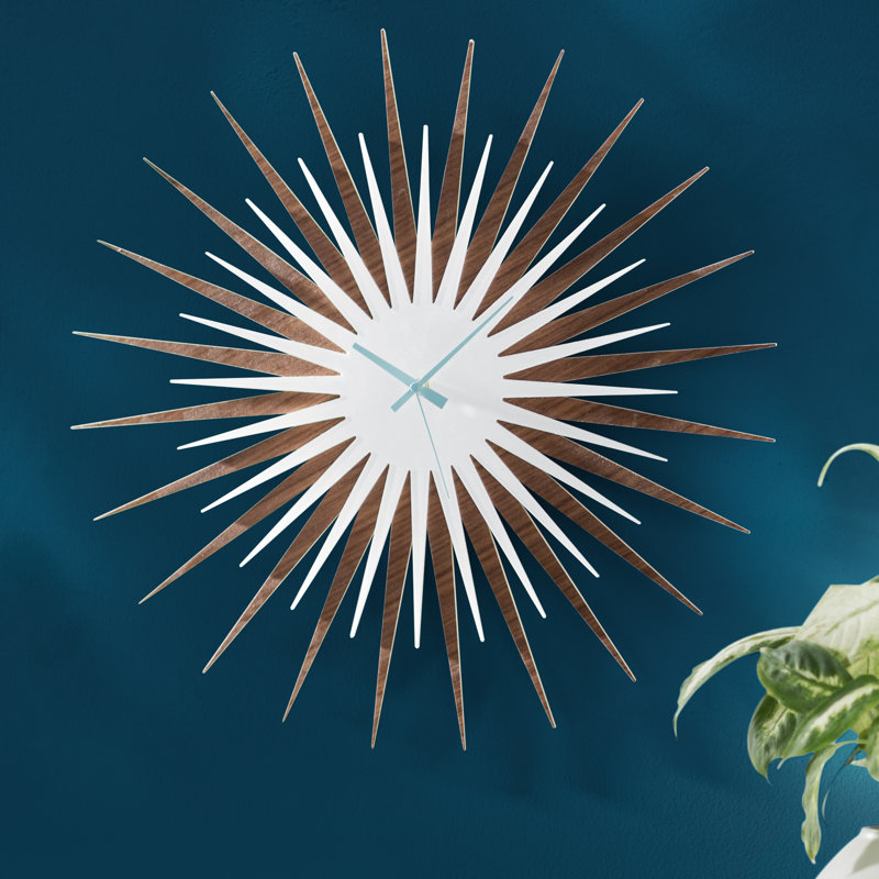 Oliver Oversized Atomic Wall Clock & Reviews Wayfair